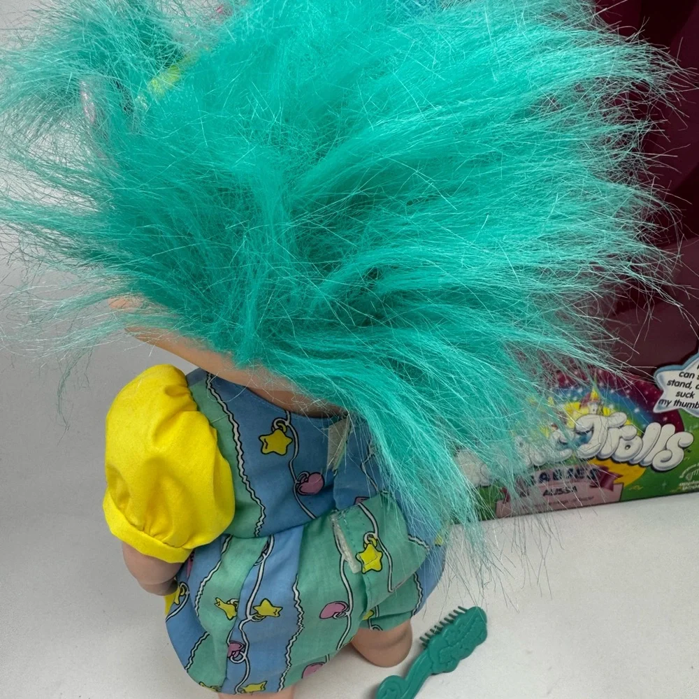 Vtg 1991 Magic Trolls Babies Alissa Troll Doll 12